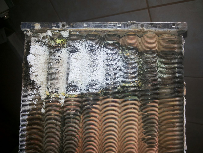 Прогорел теоплообменник из за несвоевременного ТО