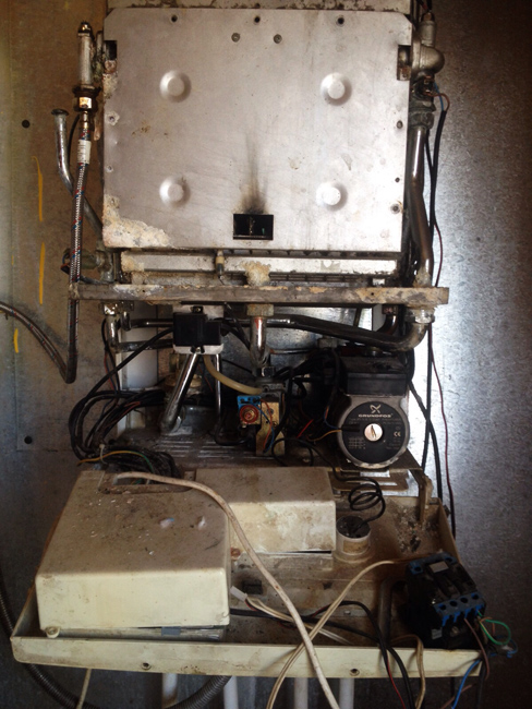 Засорённый котёл